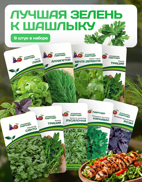 Партнер Набор ЛУЧШАЯ ЗЕЛЕНЬ К ШАШЛЫКУ^ (1шт)